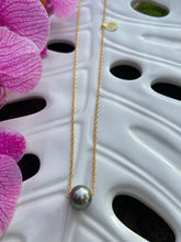 Load image into Gallery viewer, Tahitian pearl necklaces on double rope chain