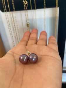 Premium Edison Pearl Stud Earrings