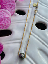 Load image into Gallery viewer, Tahitian pearl necklaces on double rope chain