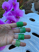 Load image into Gallery viewer, Green Jade Rings