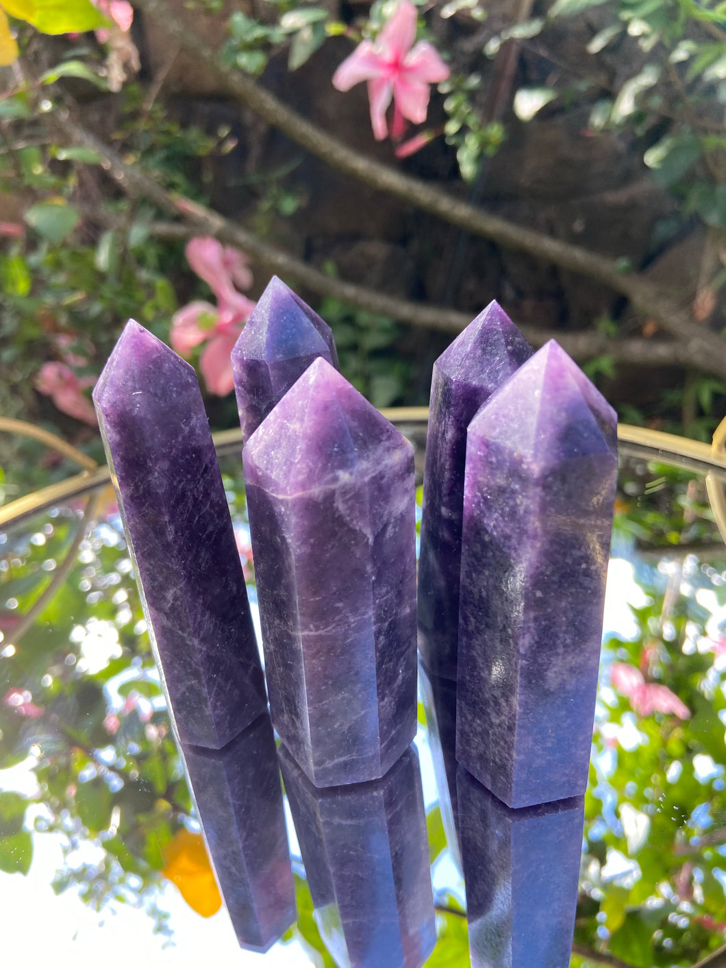 Lepidolite Obelisk