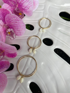 Pikake Hoop Earrings