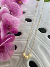 Load image into Gallery viewer, Three hand carved Ivory Pikake necklace