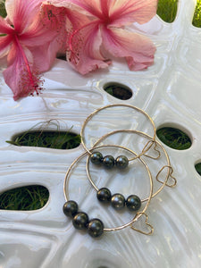 Three Tahitian Pearl Bangle 12g