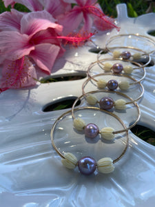 Malina Bangle with Edison Pearl