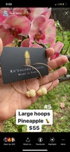 Load image into Gallery viewer, Pineapple hoops