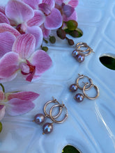 Load image into Gallery viewer, Bella Hoop Earrings ~ Rose Gold