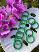 Load image into Gallery viewer, Dark Green Jade Baby Bracelet