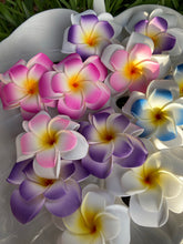 Load image into Gallery viewer, Double Plumeria Hair Clips