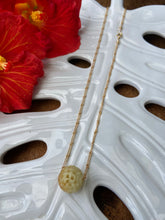 Load image into Gallery viewer, Yellow/Brown Vintage Jade necklace