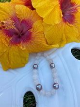 Load image into Gallery viewer, White jade with Edison pearl bracelet