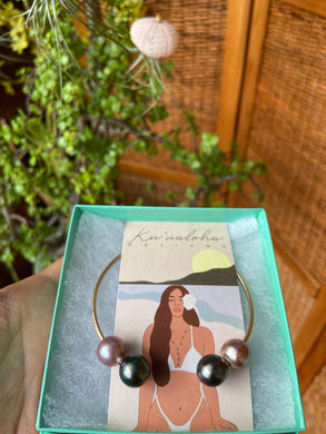 Tahitian/Edison pearl cuff