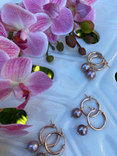 Load image into Gallery viewer, Bella Hoop Earrings ~ Rose Gold
