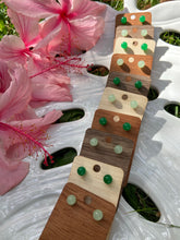 Load image into Gallery viewer, Green Jade Stud Earrings