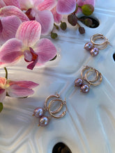 Load image into Gallery viewer, Bella Hoop Earrings ~ Rose Gold