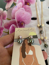 Load image into Gallery viewer, Pi’ikoi double stud earrings