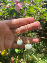 Load image into Gallery viewer, Green Jade Pineapple Necklace