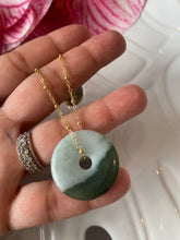 Load image into Gallery viewer, Jade Necklace (two tone)