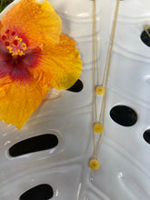 Load image into Gallery viewer, Dainty Yellow Jade Necklace