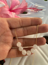 Load image into Gallery viewer, Vintage white jade necklace